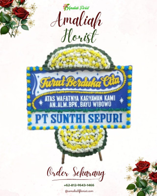Papan Bunga Duka di Dumoga Tenggara