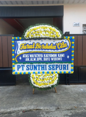 Papan Bunga Duka di Dumoga Tenggara